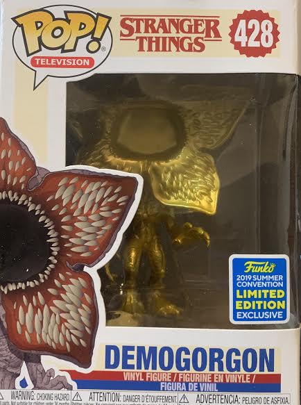 Demogorgon gold best sale funko pop